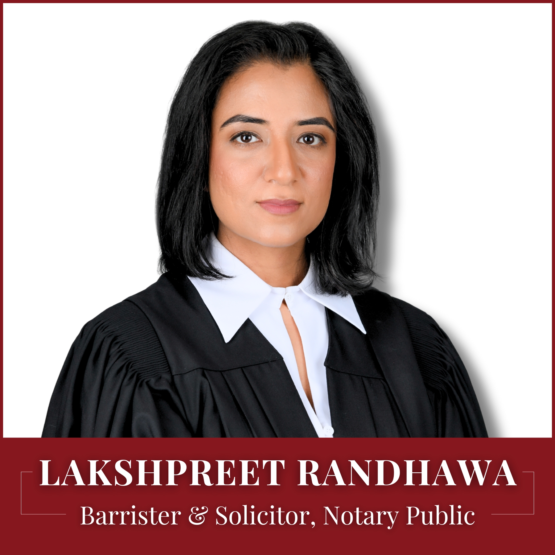 Lakshpreet Randhawa, Barrister, Solicitor and Notary Public at Randhawa Law Centre