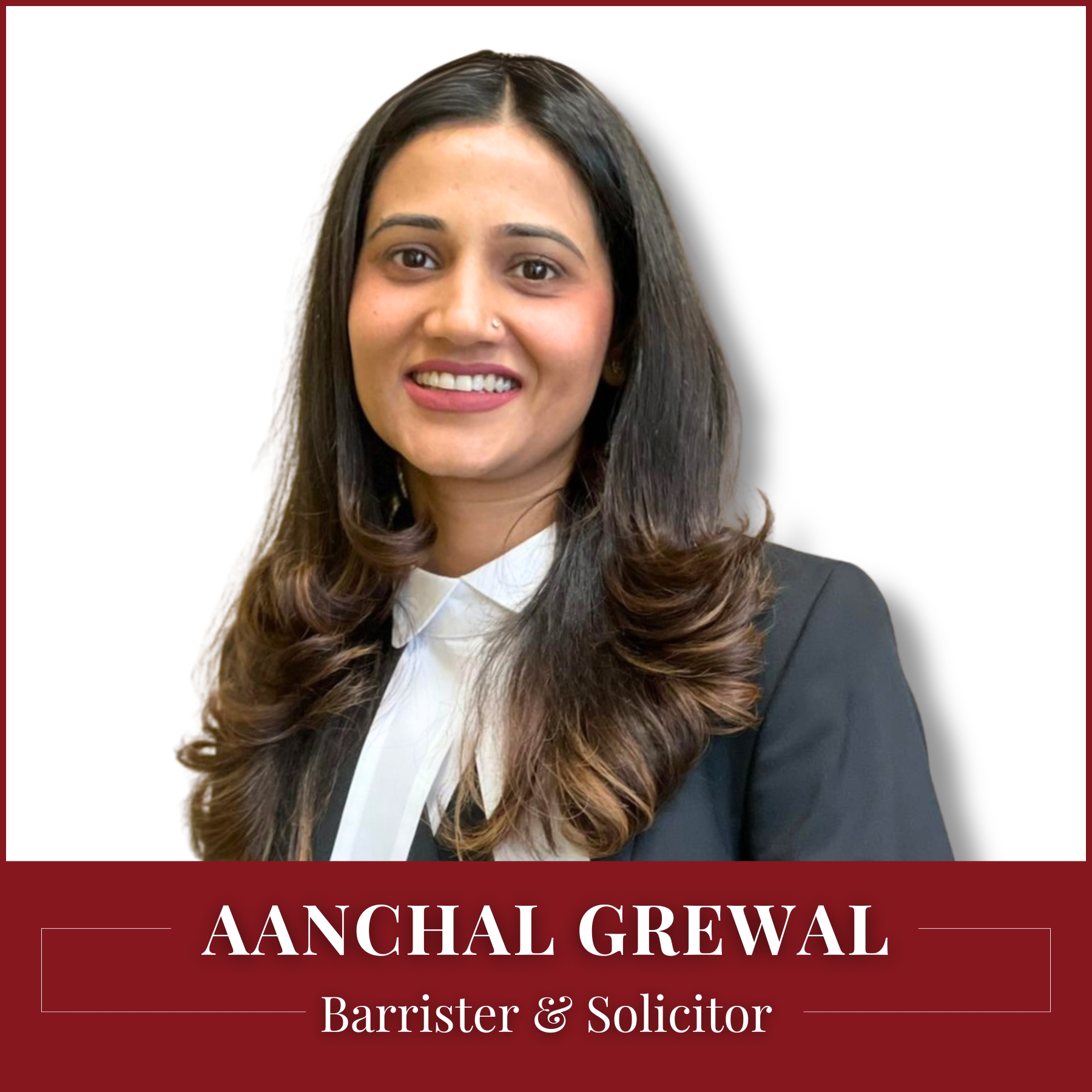 Aanchal Grewal, Barrister and Solicitor at Randhawa Law Centre